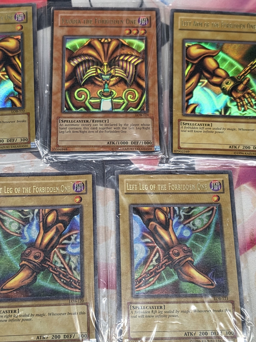 Exodia the Forbidden One Yu-Gi-Oh! Card Set — Complete, Moderately Played